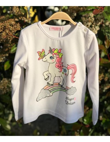 TEE SHIRT LICORNE BÉBÉ FILLE 12 MOIS AU 4 ANS mode fashion - ZERDA BOUTIQUE  mode pas cher