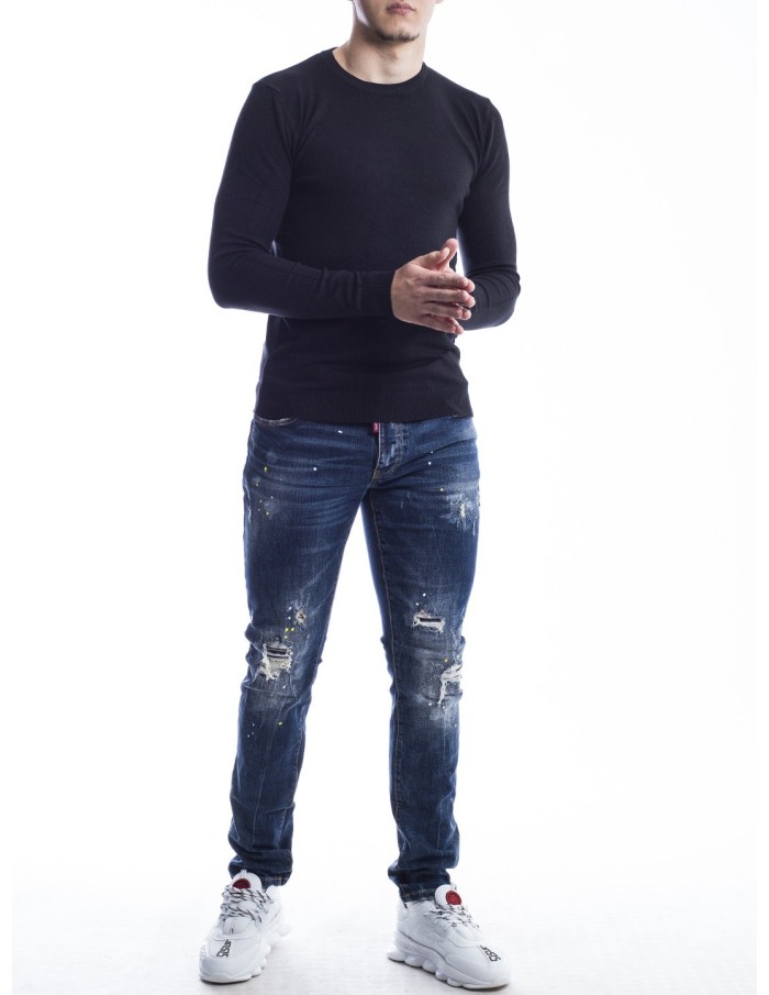 copy of PULL FIN COL ROND - MOUTARDE / HOMME HAUTS -  Mode pas cher de qualité sur ZERDA BOUTIQUE