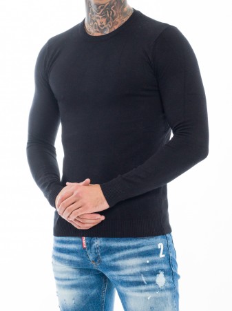 Pull ZW002 Noir - JOHN H -