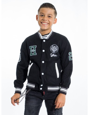 GILET TEDDY NOIR ECUSON 4 A 14ANS...