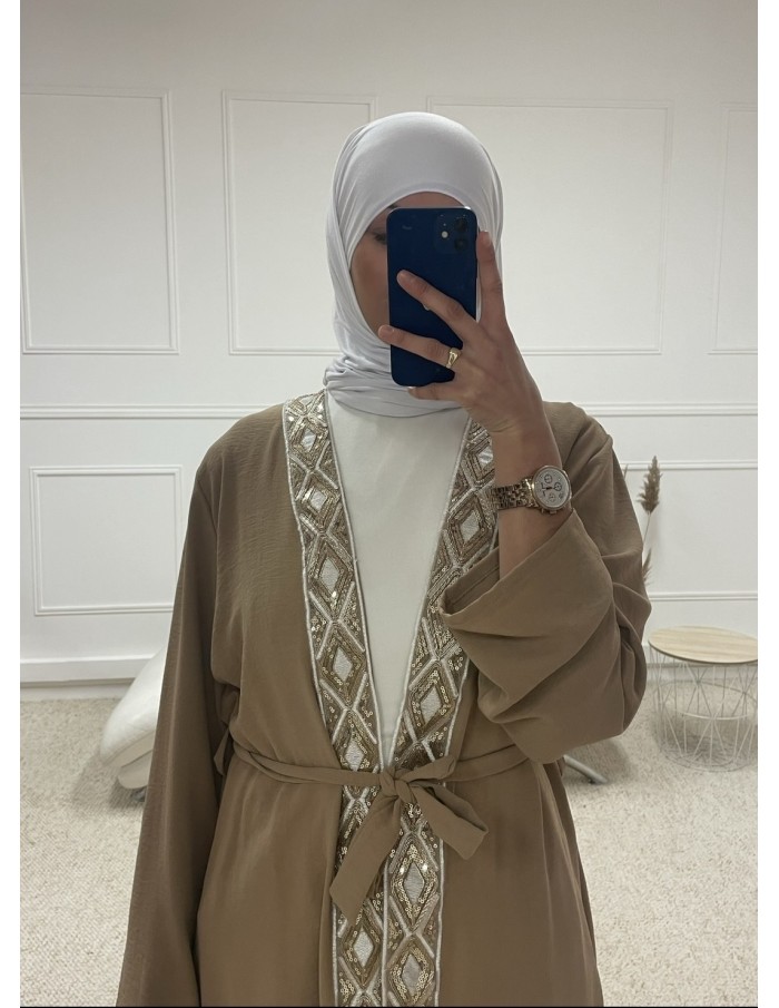 ENSEMBLE 2 PIÈCES FLUIDE MASTOUR CAMEL FEMME - MASTOUR
