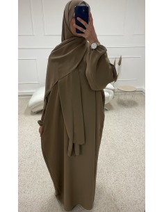 ABAYA AVEC VOILE INTÉGRÉ...