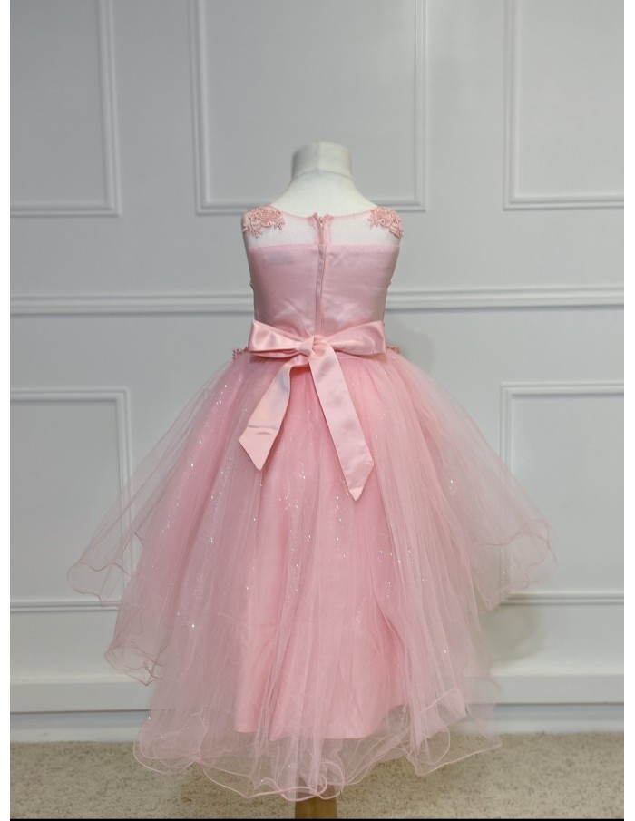 ROBE DE CÉRÉMONIE ROSE JUNIOR FILLE - ENFANTS