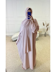 ABAYA AVEC VOILE INTÉGRÉ...