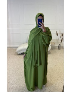 ABAYA AVEC VOILE INTÉGRÉ...