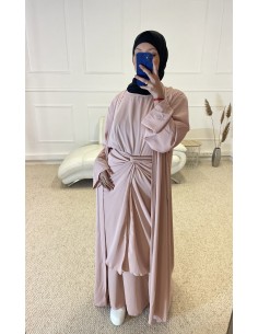 ABAYA KIMONO 3 PIÈCES FEMME...