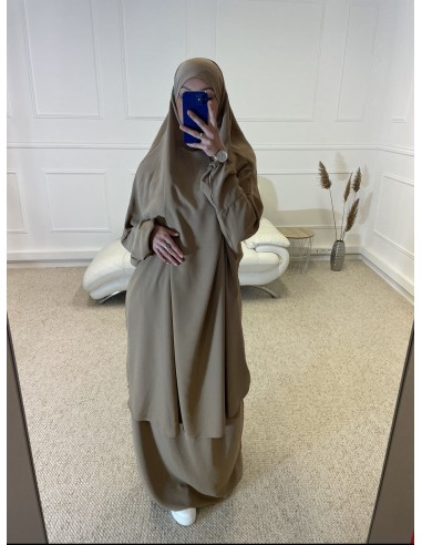 ENSEMBLE 2 PIÈCES JILBEB+JUPE FEMME...
