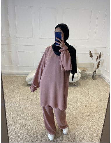 ENSEMBLE HAUT + PANTALON FLUIDE FEMME...