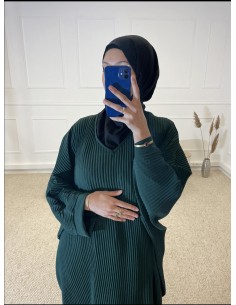 ABAYA PLISSÉ AMPLE FEMME... 2