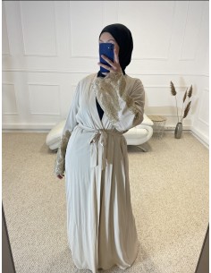 KIMONO FLUIDE AVEC BRODERIE...