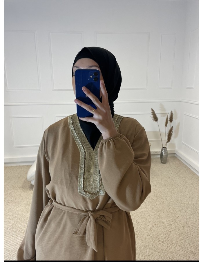 ENSEMBLE 2 PIÈCES FLUIDE MASTOUR CAMEL FEMME - MASTOUR