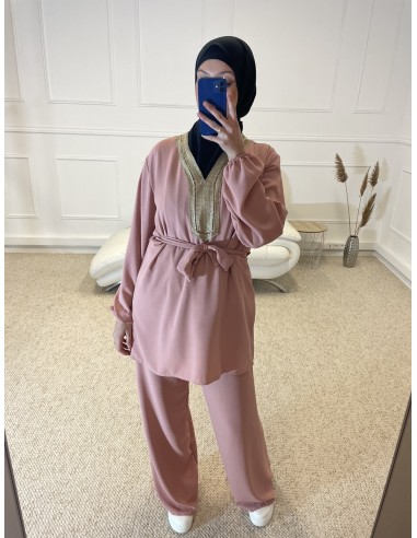 ENSEMBLE 2 PIÈCES FLUIDE MASTOUR ROSE...