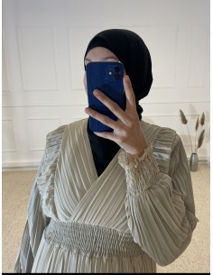 ROBE FLUIDE PLISSÉ LONGUE... 2