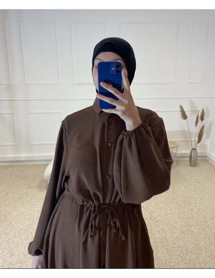 ENSEMBLE 2 PIÈCES MASTOUR FEMME MARRON - MASTOUR