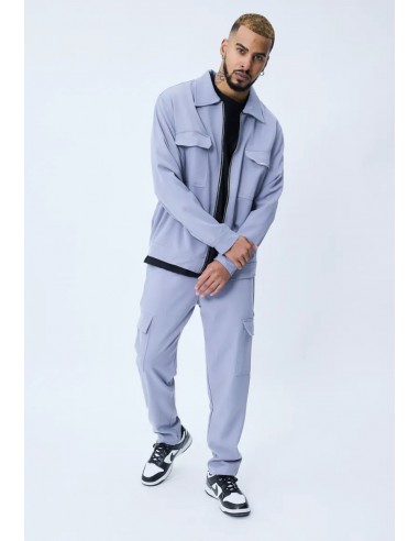 ENSEMBLE UNI VESTE PANTALON CARGO...