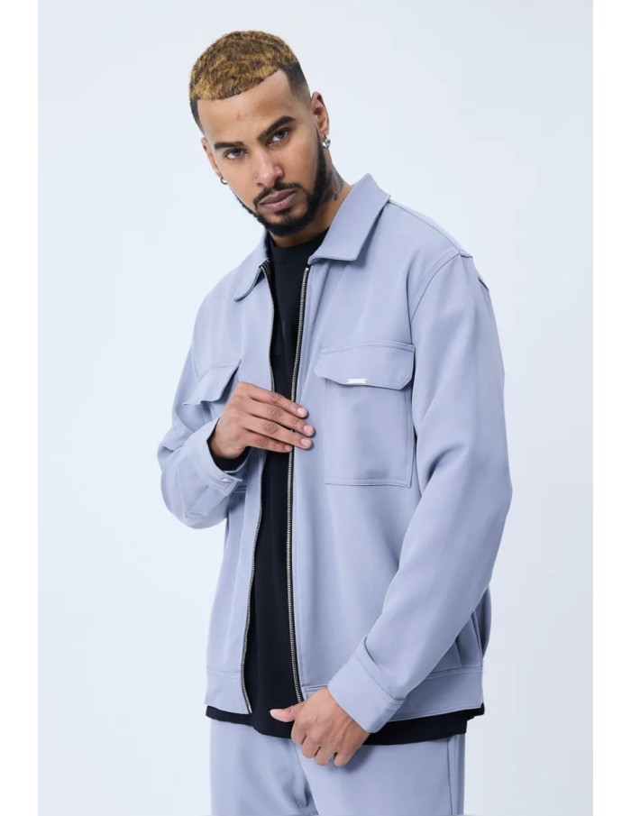 ENSEMBLE UNI VESTE PANTALON CARGO FRILIVIN BLEU - Accueil