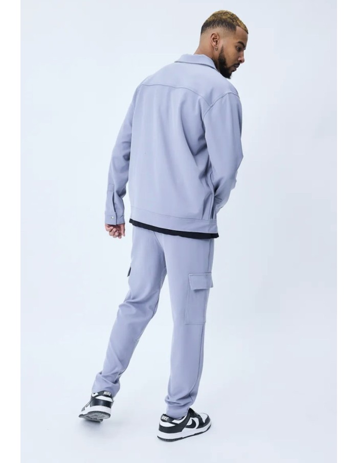 ENSEMBLE UNI VESTE PANTALON CARGO FRILIVIN BLEU - Accueil