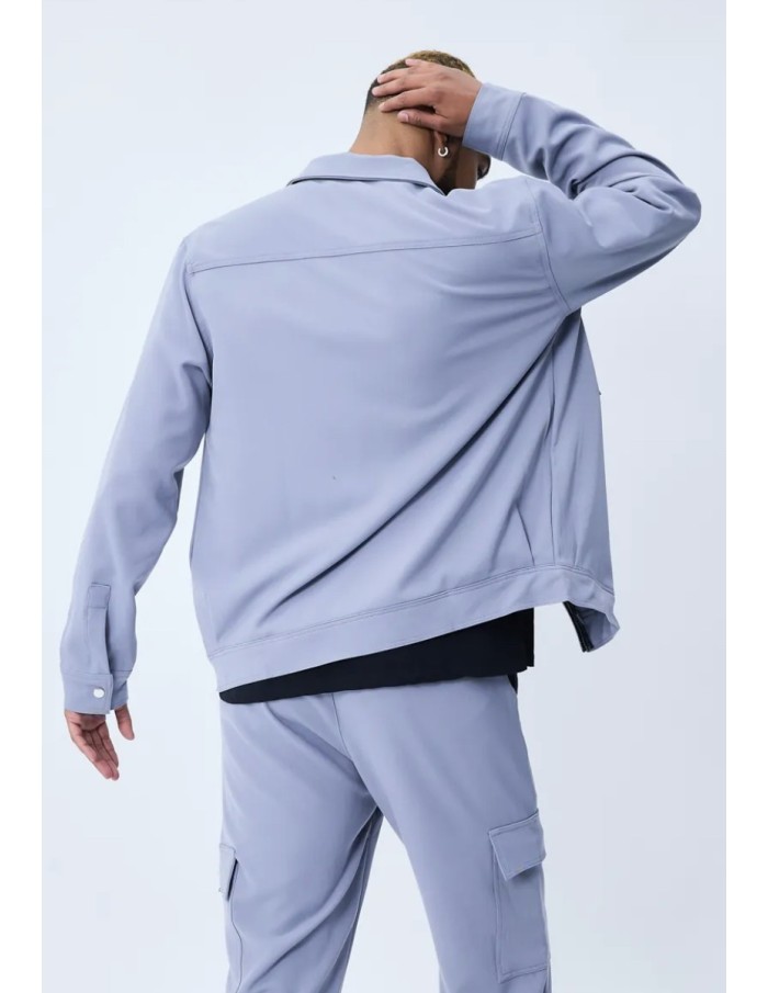 ENSEMBLE UNI VESTE PANTALON CARGO FRILIVIN BLEU - Accueil