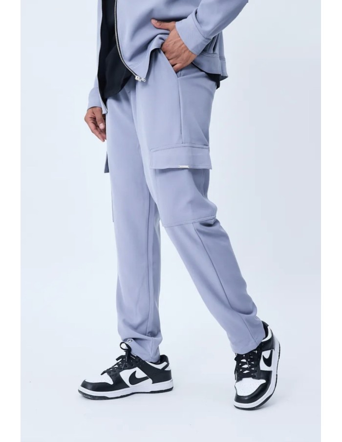 ENSEMBLE UNI VESTE PANTALON CARGO FRILIVIN BLEU - Accueil