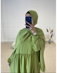 ABAYA PLISSÉ AVEC VOILE... 2