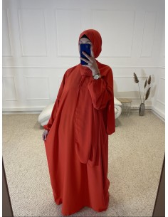 ABAYA AVEC VOILE INTÉGRÉ...