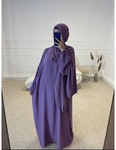ABAYA AVEC VOILE INTÉGRÉ...