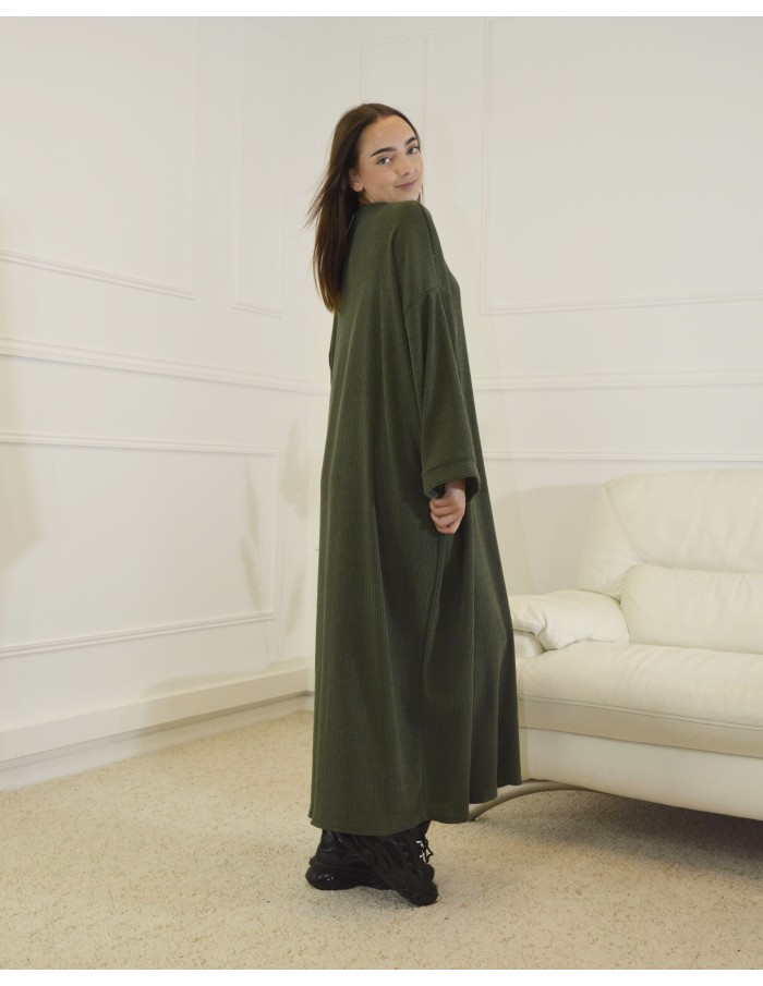 Robe khaki large - femme - taille unique S/M/L - Accueil