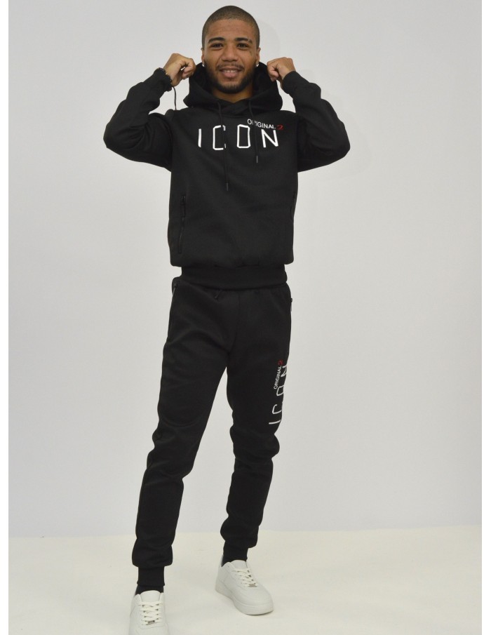 ENSEMBLE JOGGING NOIR ICON 2- HOMME - Accueil