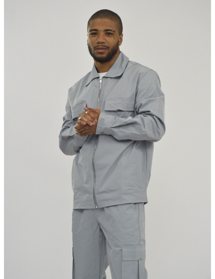 Ensemble uni veste cargo blanc frilivin - HOMME - Accueil