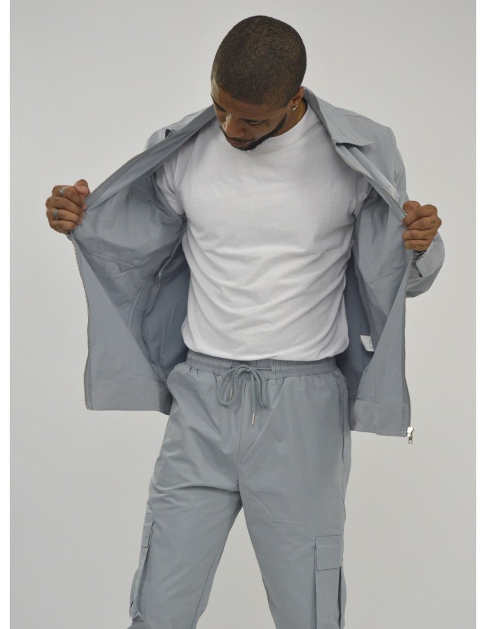 Ensemble uni veste cargo blanc frilivin - HOMME - Accueil