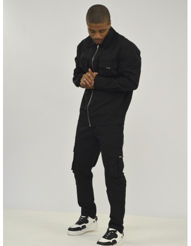 Ensemble uni veste cargo noir...