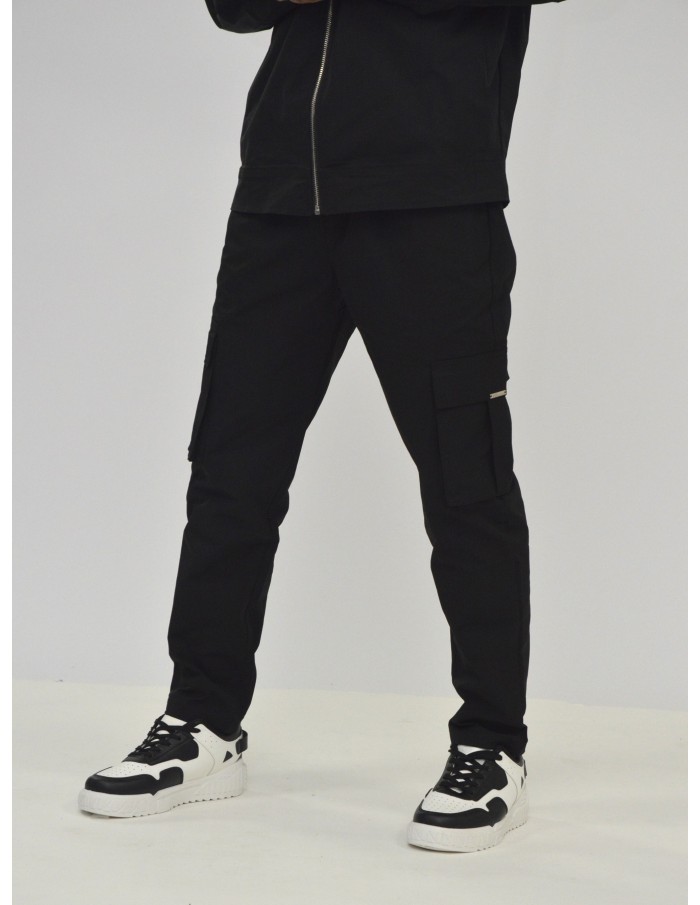 Ensemble uni veste cargo noir frilivin - HOMME - Accueil