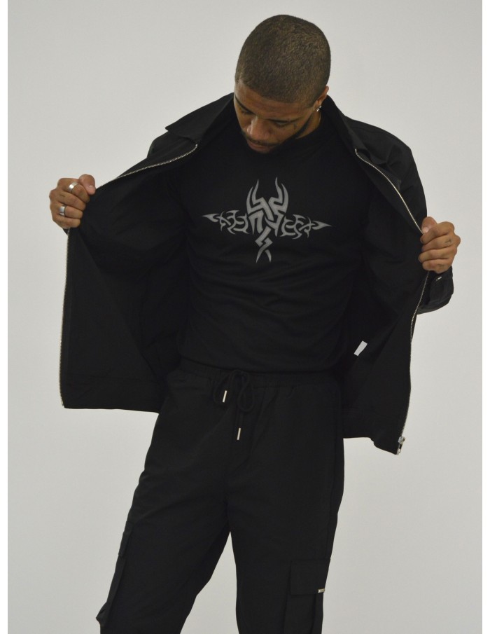 Ensemble uni veste cargo noir frilivin - HOMME - Accueil