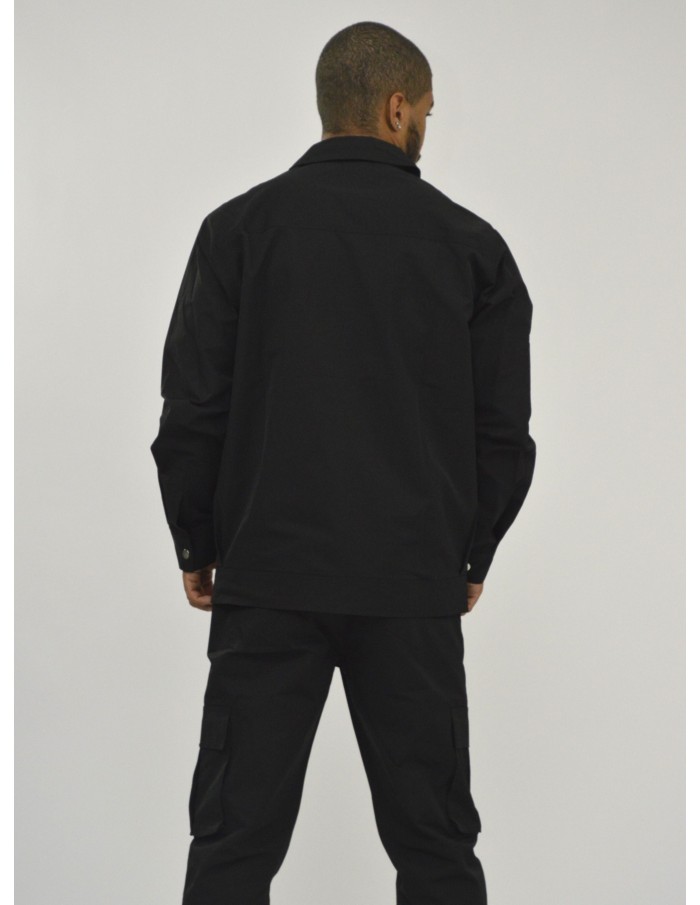 Ensemble uni veste cargo noir frilivin - HOMME - Accueil