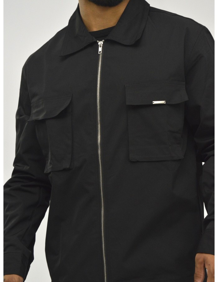 Ensemble uni veste cargo noir frilivin - HOMME - Accueil