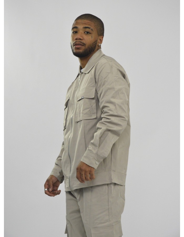 Ensemble uni veste cargo noir frilivin - HOMME - Accueil