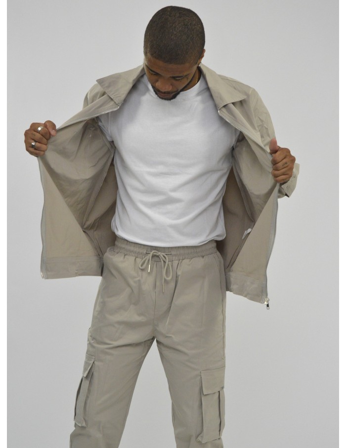 Ensemble uni veste cargo noir frilivin - HOMME - Accueil
