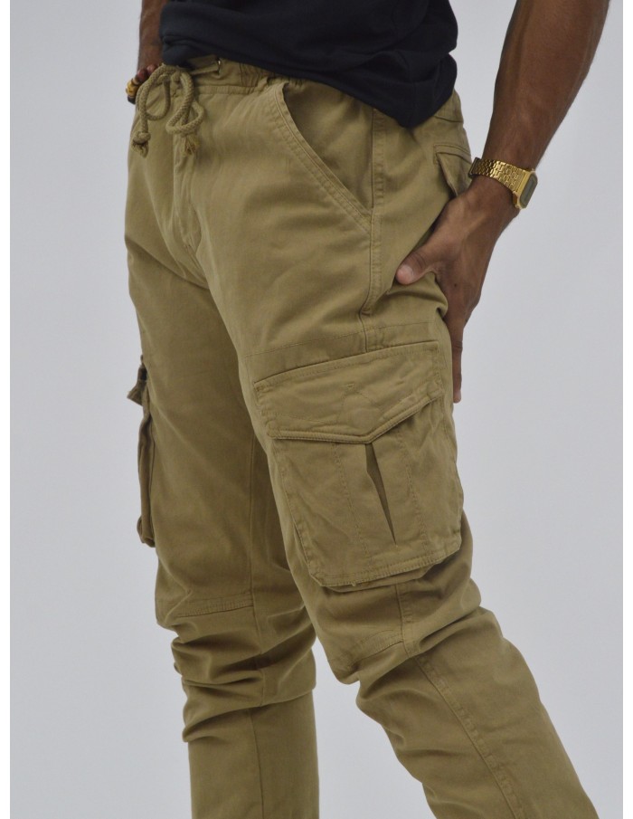 PANTALON CARGO XQ05 JOHN H BEIGE - HOMME - Accueil