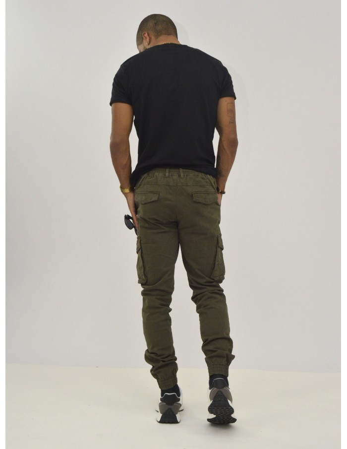 PANTALON CARGO KAKI - HOMME - Accueil