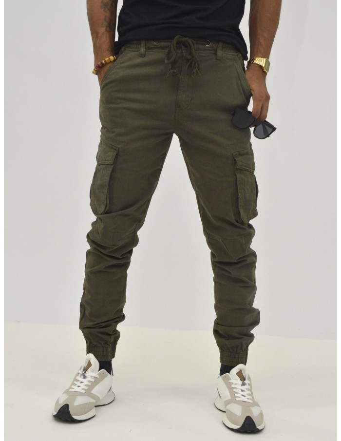PANTALON CARGO KAKI - HOMME - Accueil