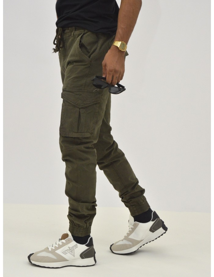 PANTALON CARGO KAKI - HOMME - Accueil