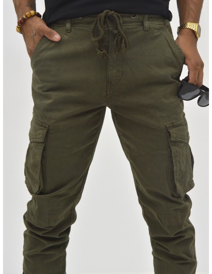 PANTALON CARGO KAKI - HOMME - Accueil