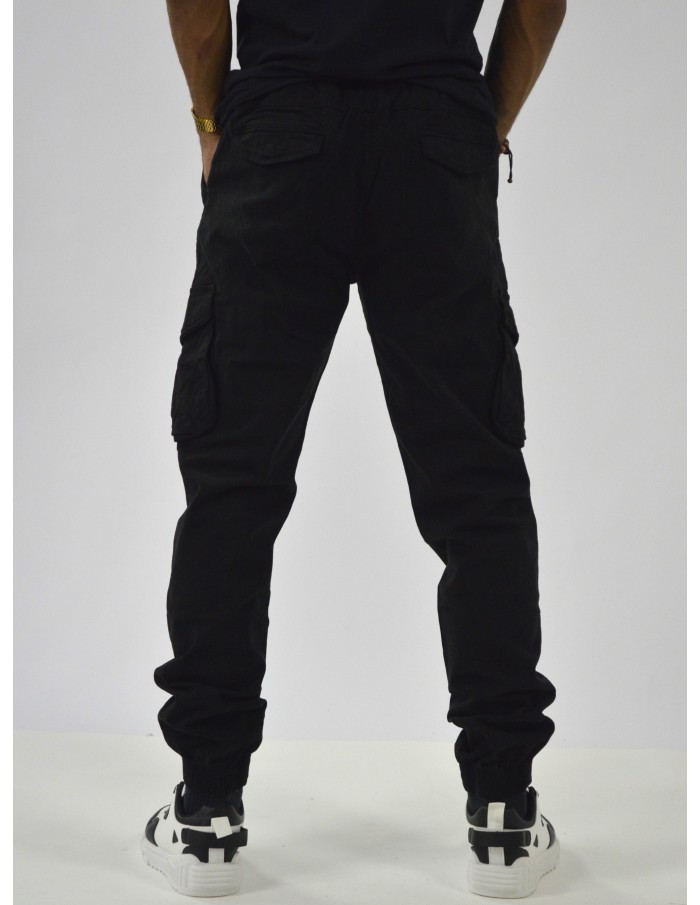PANTALON CARGO NOIR - HOMME - Accueil
