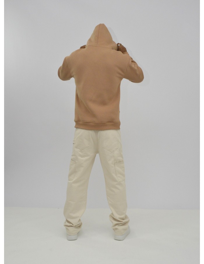 SWEAT À CAPUCHE CAMEL - HOMME - Accueil