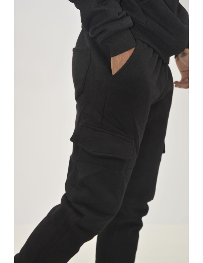ENSEMBLE JOGGING PANTALON CARGO NOIR - HOMME - Accueil