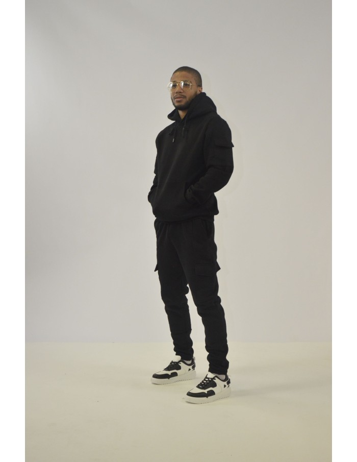 ENSEMBLE JOGGING PANTALON CARGO NOIR - HOMME - Accueil