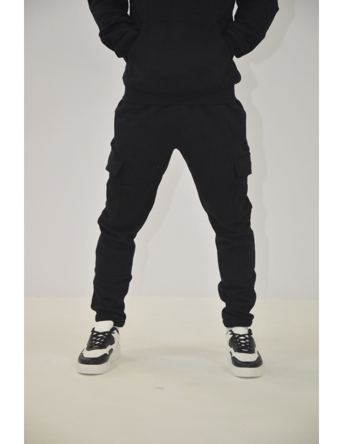 ENSEMBLE JOGGING PANTALON CARGO NOIR - HOMME - Accueil