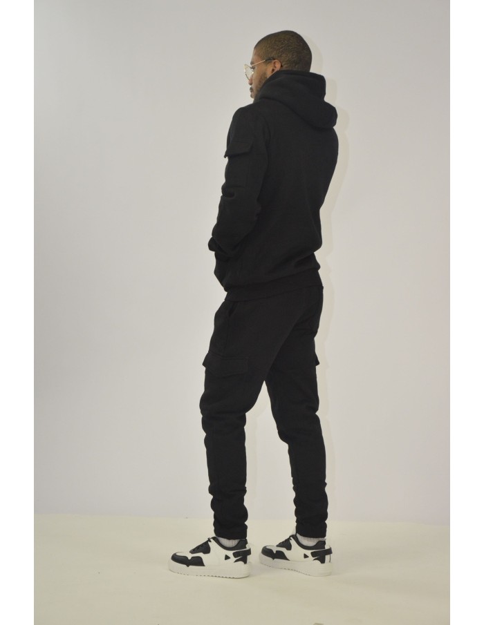 ENSEMBLE JOGGING PANTALON CARGO NOIR - HOMME - Accueil
