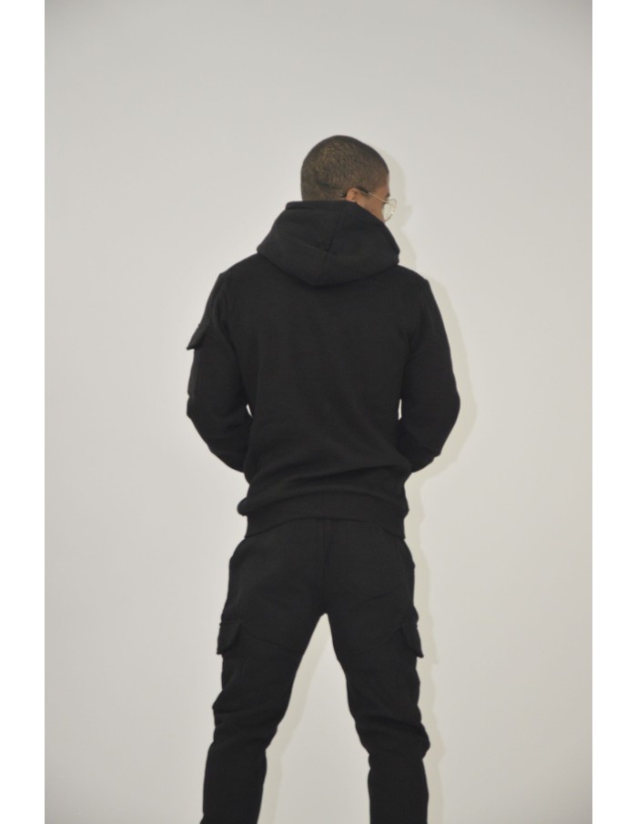 ENSEMBLE JOGGING PANTALON CARGO NOIR - HOMME - Accueil