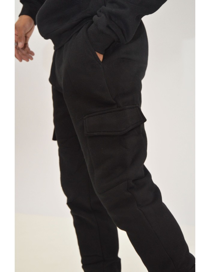 ENSEMBLE JOGGING PANTALON CARGO NOIR - HOMME - Accueil